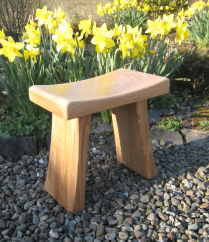 Oak footstool
